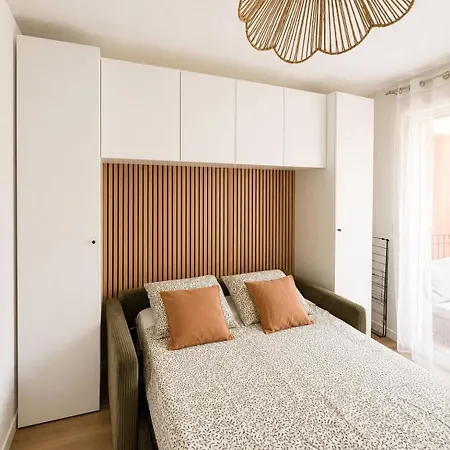 Elegant Air-conditioned With Balcony 2 People * Saint-Laurent-du-Var